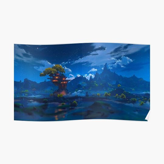 Liyue - Genshin Impact Premium Matte Vertical Poster