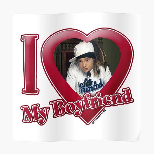 Discover I LOVE MY BOYFRIEND | TOM KAULITZ DESIGN Premium Matte Vertical Poster