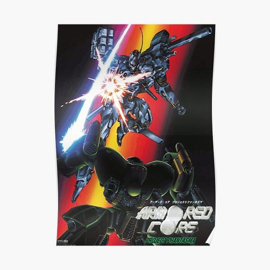 Discover Armored Core: Project Phantasma Premium Matte Vertical Poster