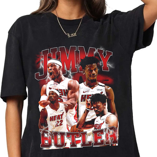 Jimmy Butler T Shirt, Classic 90s Graphic Tee, Unisex Shirt, Vintage Bootleg JB67