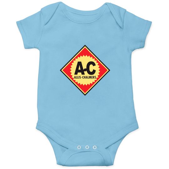 ALLIS CHALMERS TRACTORS LOGO Onesies