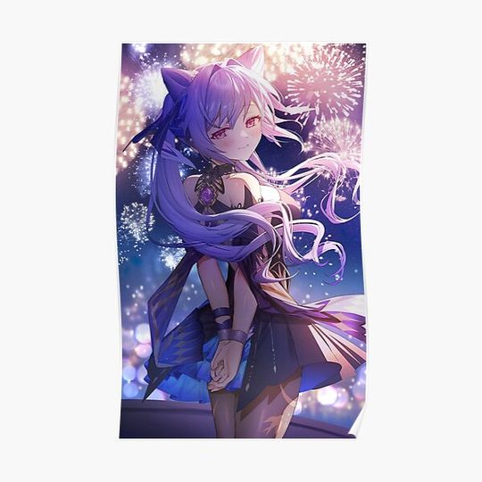 Keqing Opulent Splendor Genshin Impact Premium Matte Vertical Poster