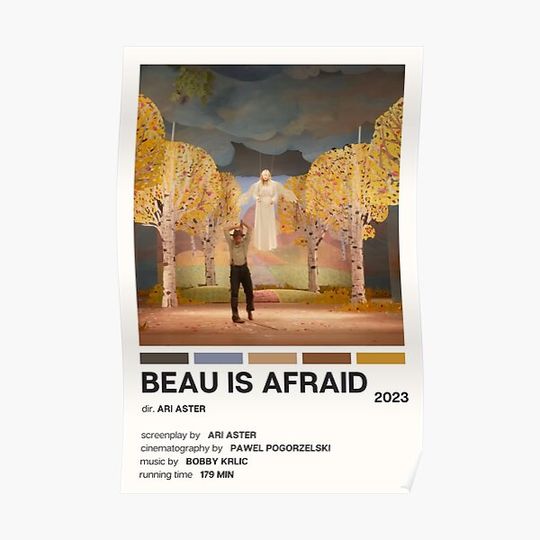 Discover Beau is Afraid Movie Poster Premium Matte Vertical Poster