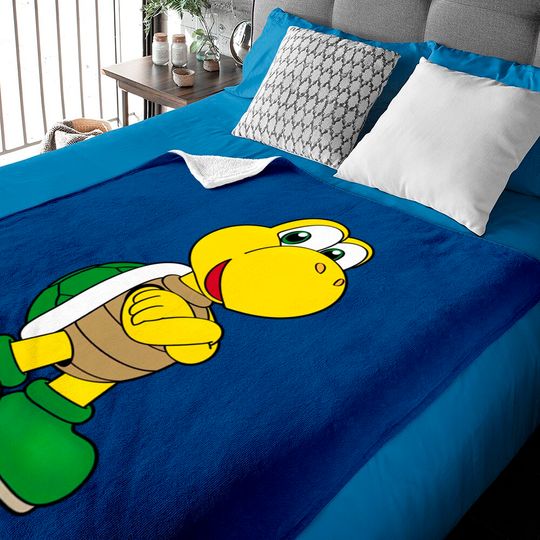 Discover Koopa Troopa Baby Blankets, Cute Koopa Troopa Baby Blankets, Super Mario Baby Blankets