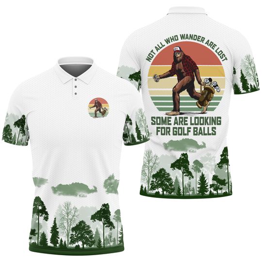 Big Foot Golf Men Polo Shirt