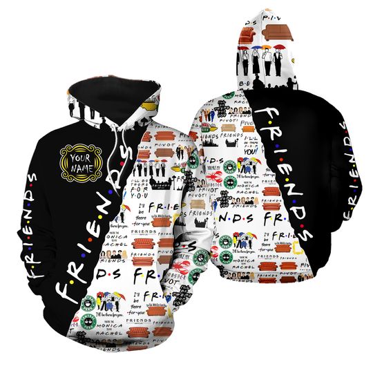 Friends Themed Gifts Friends Tv Show Friends Hoodie Personalized Unisex Hoodie