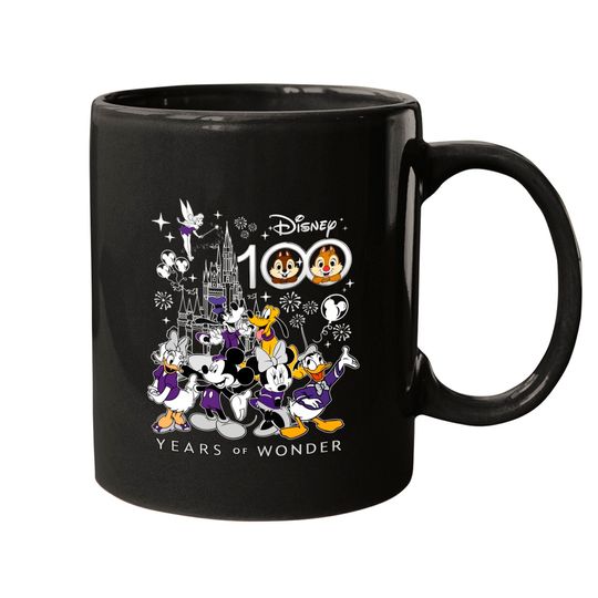 Discover Disney 100 Years Of Wonder Mugs, Mickey And Friends 100th Anniversary