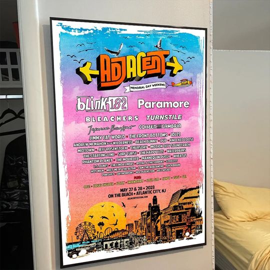Discover 2023 Adjacent Music Festival Poster