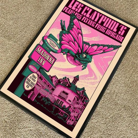 Les Claypool's Fearless Frog Brigade  Madonna Inn Poster