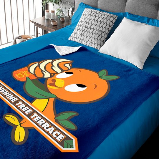 Disney Orange Bird Baby Blankets, Orange Bird Citrus Swirl, Sunshine Tree Terrace, Disney 2022 Trip Baby Blankets