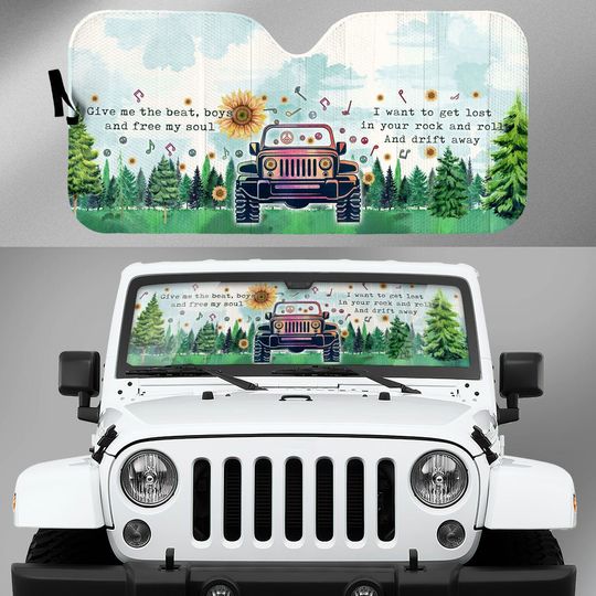 Jeep Car Windshield Sun Shade