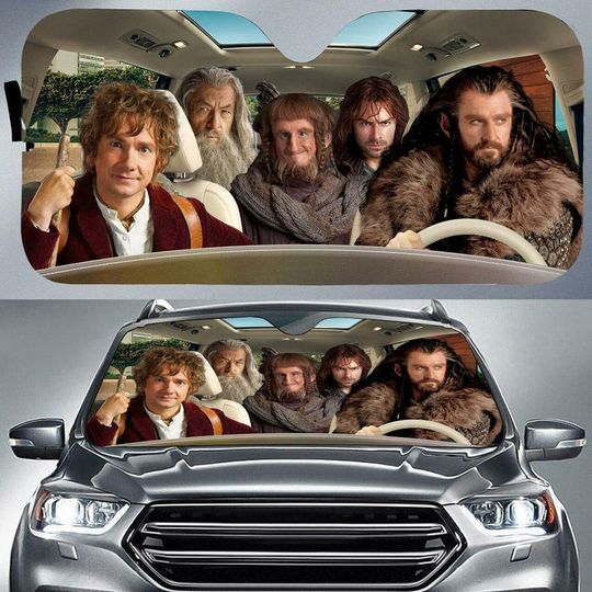 The Hobbit Auto Sunshade Auto Car Windshield Window Sun Shade