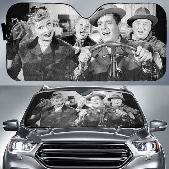 I Love Lucy Auto Sun Shade