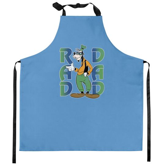 Disney A Goofy Movie Retro Goofy Portrait Rad Dad Kitchen Aprons, Father's Day, Disneyland Family Matching Kitchen Aprons
