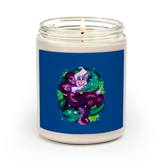 Disney The Little Mermaid Scented Candles Disney Ursula Scented Candles, Little Mermaid Ursula Scented Candles