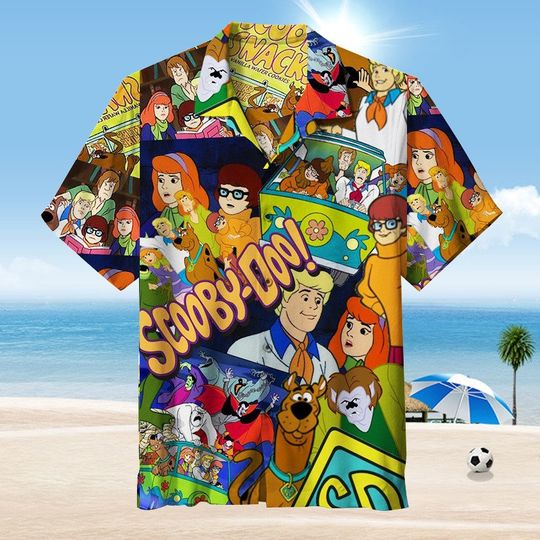 Scooby-Doo 2023 Unisex Hawaiian Shirt,  Scooby Doo Shirt, Funny Movie Shirt