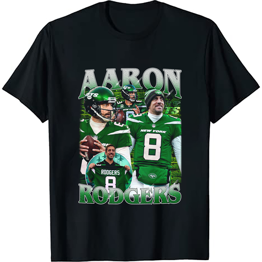 Aaron Rodgers Jets Tshirt | New York Football | Jets Shirt