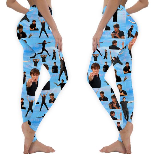 Zac Efron Troy Bolton Bet On It  High School Musical Leggings