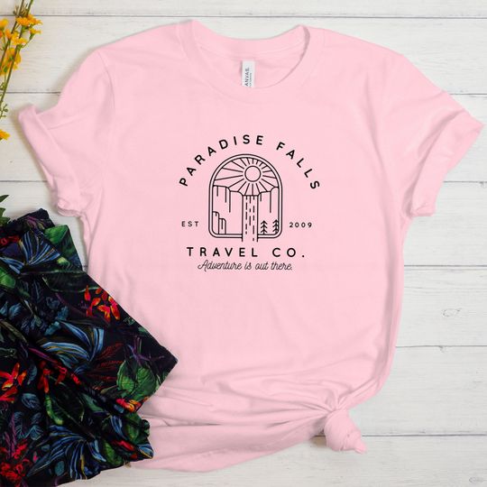 Paradise Falls est 2009 Travel CO Shirt, Disney UP Shirt, Disney UP Movie Shirt