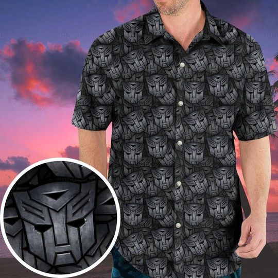 Transformers Button Shirt, Transformers Shirt, Transformers