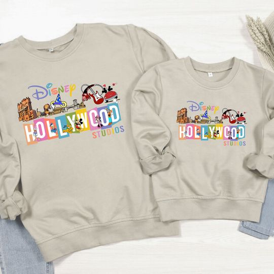 Disney Hollywood Studios Sweatshirt - Disneyland Vintage Shirt