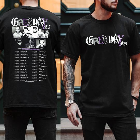 Discover GreyDay Tee, GreyDay Shirt, GreyDay Music Tour 2023