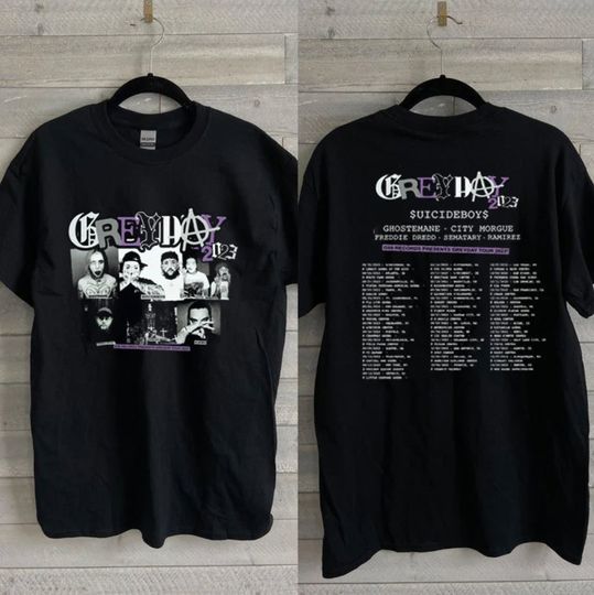 2-SIDES Grey Day Tour 2023 Music Tour 2023, Suicideboys Shirt