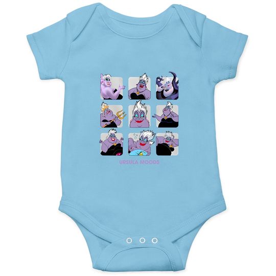 Disney Villains Ursula Moods Onesies, Disney The Little Mermaid Onesies