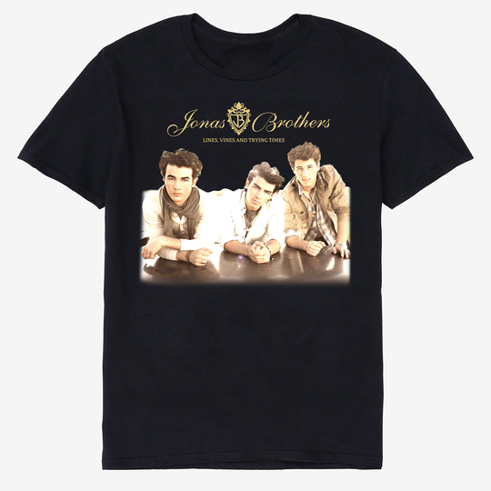 jonas brothers T-shirt| Lines, Vines and Trying Times Album