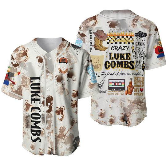 Lukee Comb 2023 World Tour Baseball, Lukee Comb Bullhead shirt