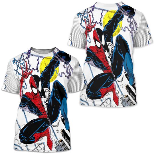 Spiderman Symbiote boot T-shirt