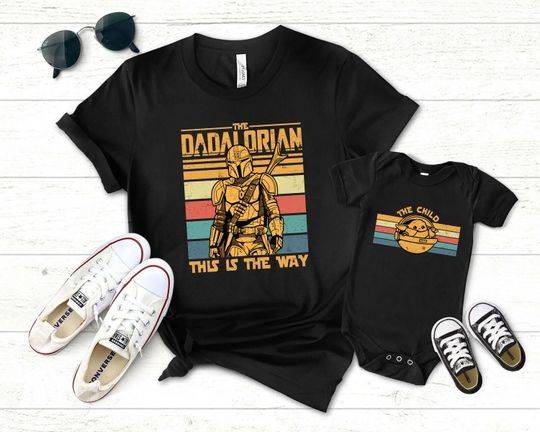 Dadalorian And Son Shirt, Disney Star Wars Dad Shirt, Father's Day Gift, Gift for Father Day