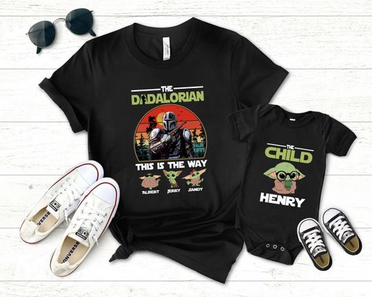 Dadalorian And Son Shirt, Disney Star Wars Dad Shirt, Father's Day Gift, Gift for Father Day