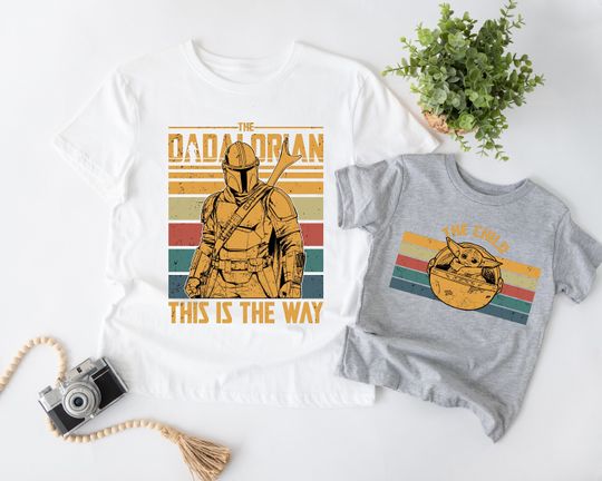Dadalorian And Son Shirt, Disney Star Wars Dad Shirt, Father's Day Gift, Gift for Father Day