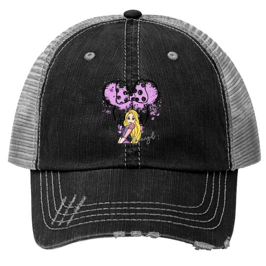Princess Rapunzel Tank, Princess Trucker Hats, Disney Rapunzel Trucker Hats, Rapunzel Tank