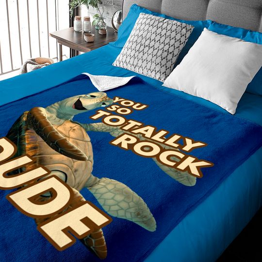 Crush from Finding Nemo Baby Blankets