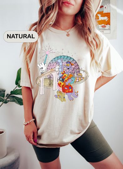 Vintage Disney Figment Shirt, Epcot Figment Shirt,