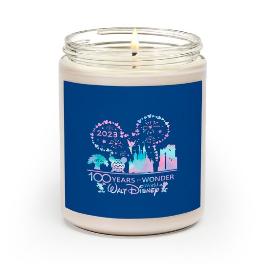 Disney 100 Years Of Wonder Scented Candles, Disney Family Scented Candles, Disney Trip 2023 Scented Candles