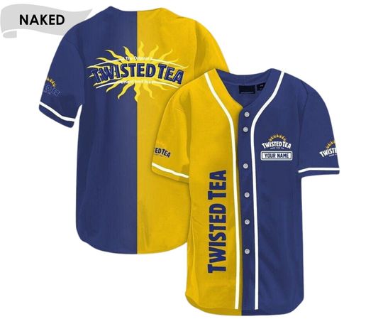 Twisted Tea Baseball Jersey - Disney Baseball Jerseys for All