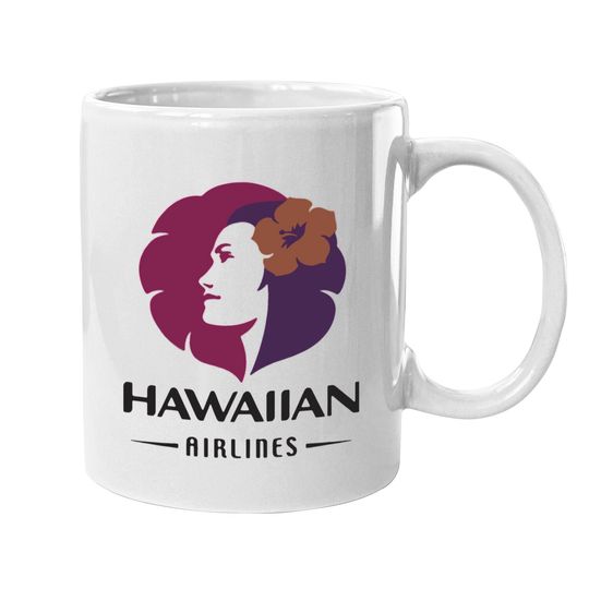 Hawaiian Airlines Vintage Hawaii Camping Mugs Mugs