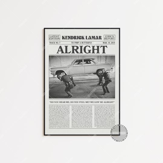 Discover Kendrick Lamar Retro Poster