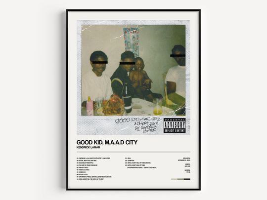 Good Kid, M.A.A.D City, Kendrick Lamar, Good Kid Poster