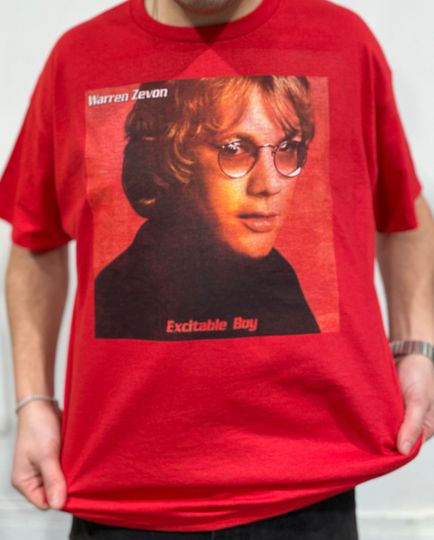 Warren Zevon Excitable Boy Vintage Classic Rock Retro T-shirt