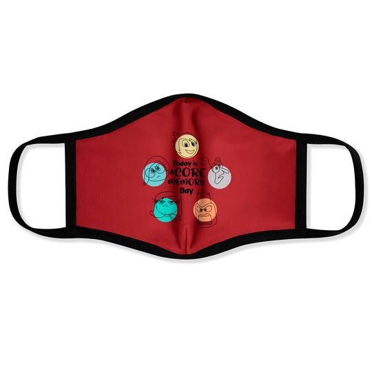 Today is a Core Memory Day Face Masks, Magical Vacation Face Masks, Disney World Face Masks, Inside Out Face Masks