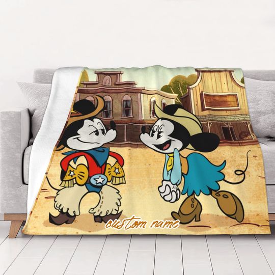 Disney Walt Before Mickey Custom name Blanket Printed Soft Flannel Fleece Warm Video Games Throw Blankets