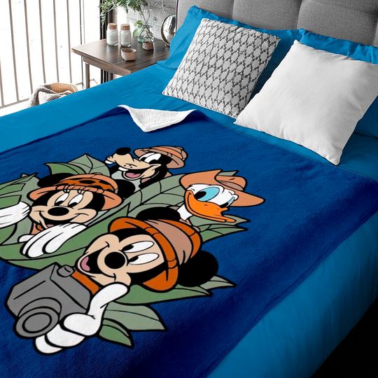 Mickey & Friends Animal Kingdom Baby Blankets, Disney Baby Blankets