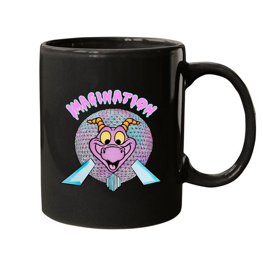 IMAGINATION - Figment Mugs, Disney Figment Mugs