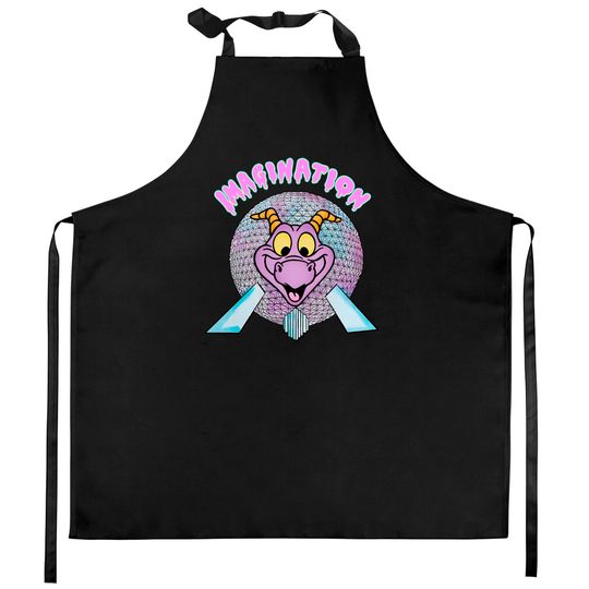 IMAGINATION - Figment Kitchen Aprons, Disney Figment Kitchen Aprons