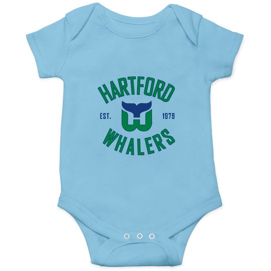 Hartford Whalers CT Onesies