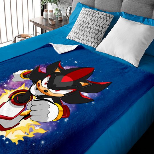 Shadow The Hedgehog Sonic Baby Blankets